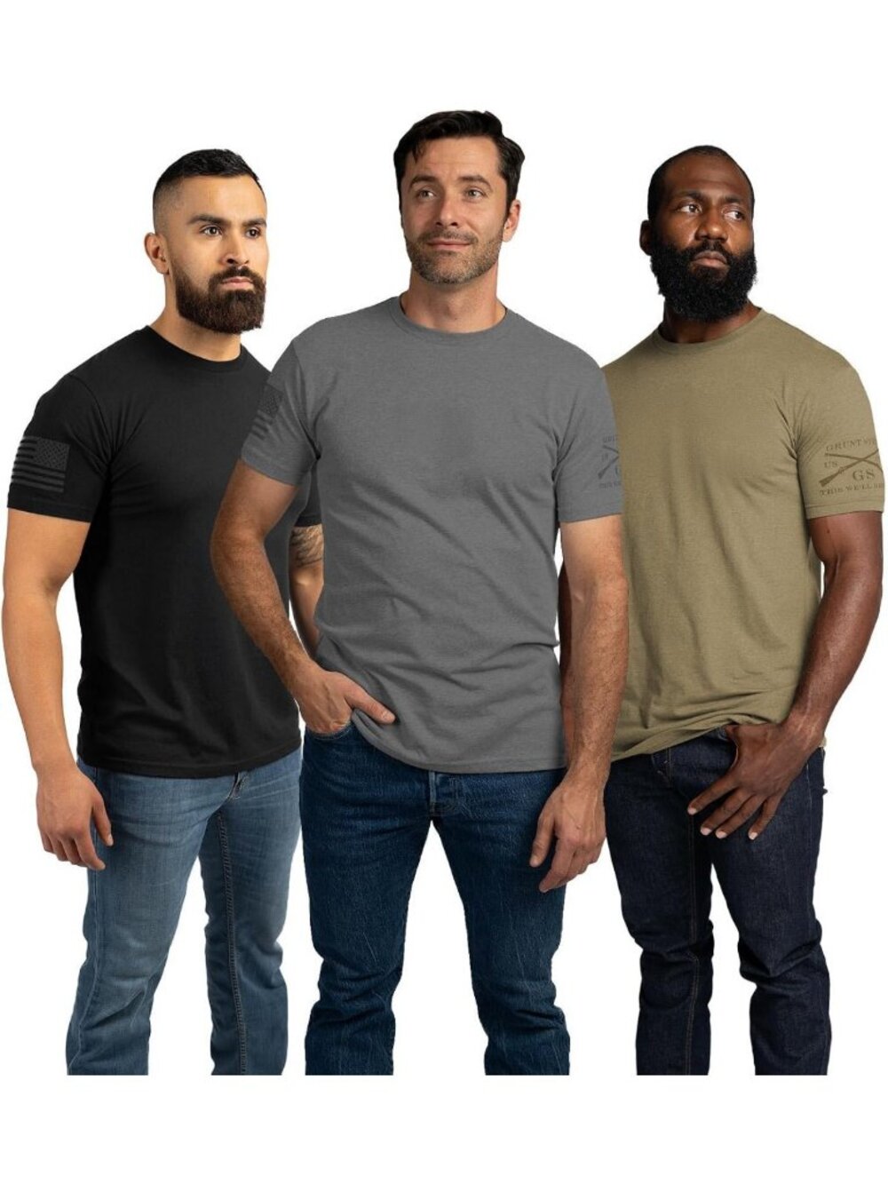 Everyday Essential Men's Basic Crew T-Shirt Pack - Comfortable, Casual Style
